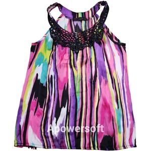 HeartSoul Colorful Halter Neck Tunic Top
